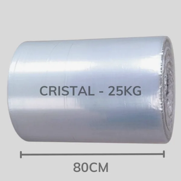 Bobina Tubular Cristal 25 Kg - 80cm