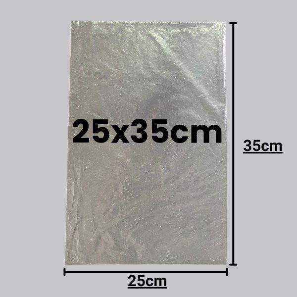 Saco Plástico PE Cristal 25x35