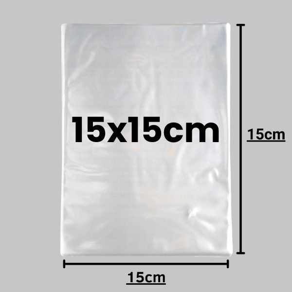 Saco Plástico PE Virgem 15x15